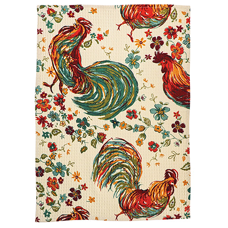 Rooster Tea Towels - Set of 2
