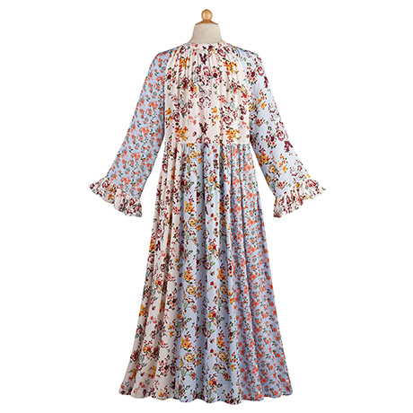 Boho Ruffle Dress - Long Floral Dress for Women | Signals