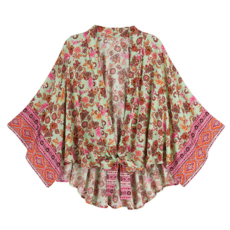Arabella Tie-Front Kimono Jacket