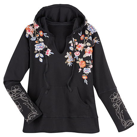 Delilah Embroidered Hoodie