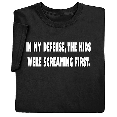 Kids Screaming First T-Shirt or Sweatshirt