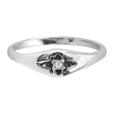 Herkimer Diamond North Star Ring