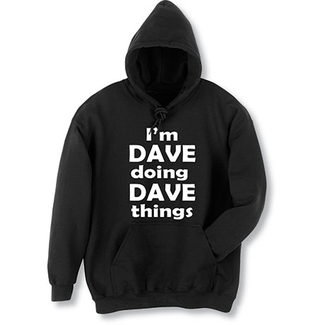 Product image for Personalized I'm Doing T-Shirt or Sweatshirt