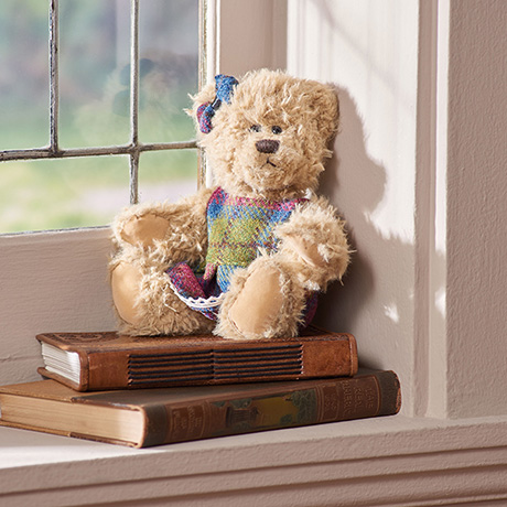 Harris Tweed Girl Teddy Bear