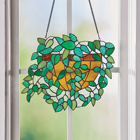 Shop Stained Glass Hanging Plant