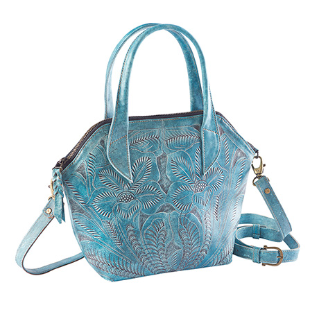 Florentine Tooled Leather Handbag