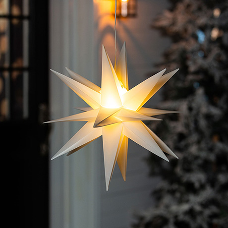 Product image for LED Collapsible Hanging Star Outdoor Lantern