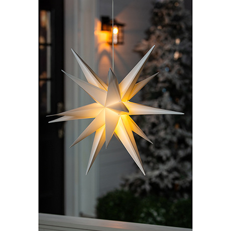 Shop LED Collapsible Hanging Star Outdoor Lantern