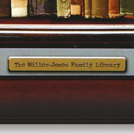 Product image for Personalized Family Library Framed Print