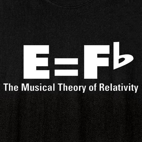 Music Theory of Relativity T-Shirt or Sweatshirt