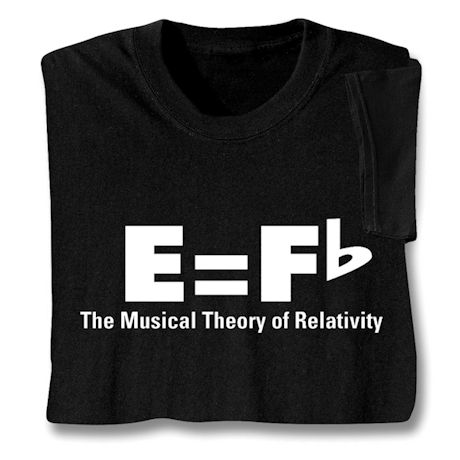 Music Theory of Relativity Shirts