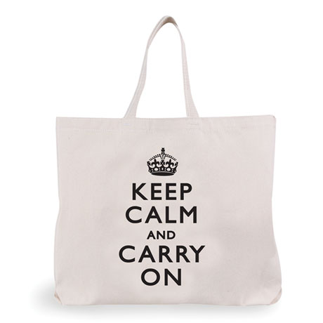 Keep Calm & Carry On Tote | 1 Review | 5 Stars | Signals | HL5611