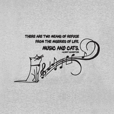 Music And Cats Shirt