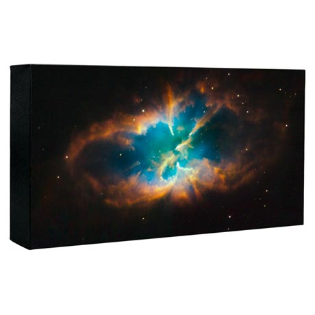 Hubble Image Canvas Print: Splendid Planetary Nebula