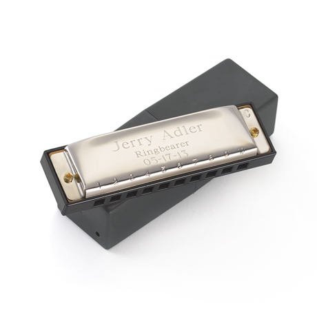Product image for Personalized Stainless Steel Harmonica