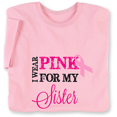 Personalized 'I Wear Pink' Shirts