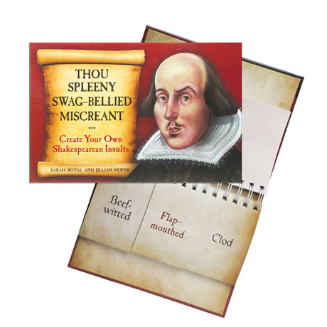Thou Spleeny Swag-Bellied Miscreant: Create Your Own Shakespearean Insults Book