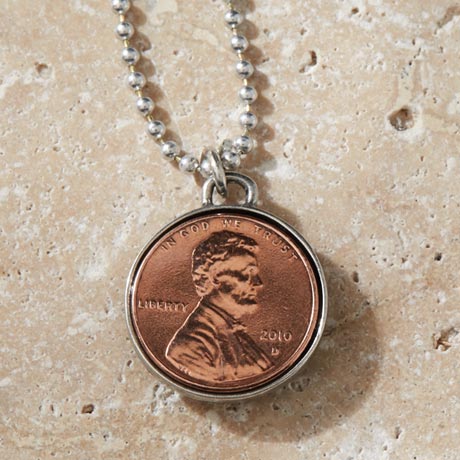 Product image for Personalized Lucky Penny Necklace