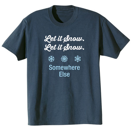 Personalized Let It Snow Shirts