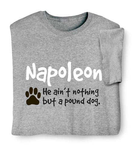 Personalized Pound Dog Shirts