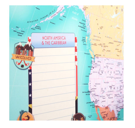 Product image for Personalized Bucket List Map