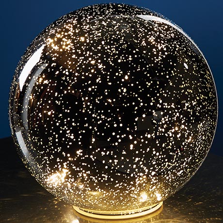 Silver Lighted Crystal Ball