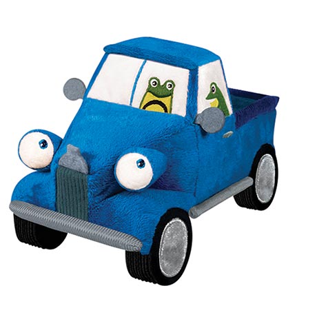 Product image for Little Blue Plush Truck Toy