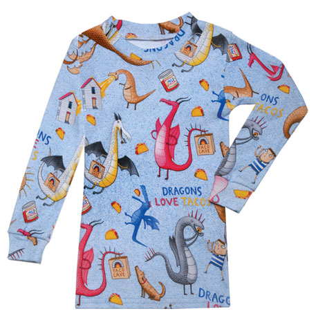 Product image for Dragons Love Tacos Pajamas