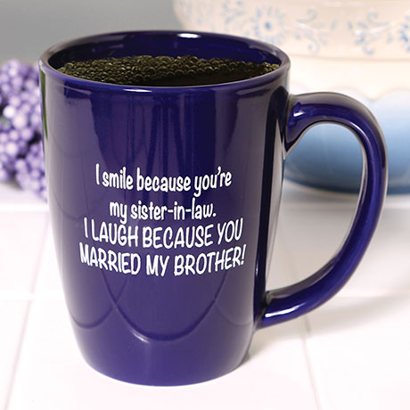 Funny Sister Gifts Mug - Sister in Law Coffee Mug Gift – Customit4U.com
