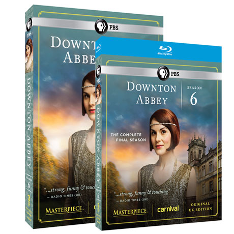 Downton Abbey Season Six - The Final Season DVD & Blu-ray