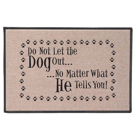 Do Not Let the Dog/Cat Out Doormat