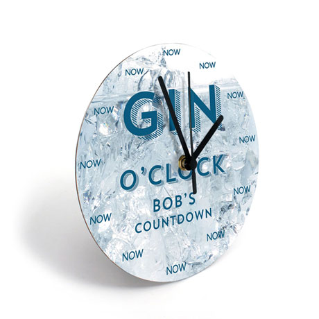 Personalized Gin Clock