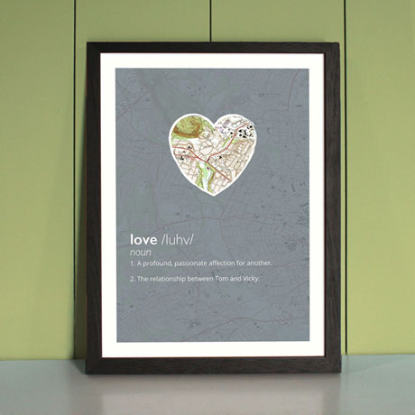 Personalized Love Definition Print