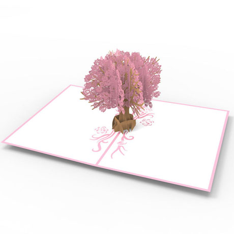 Magnolia Tree Lovepop Greeting Card