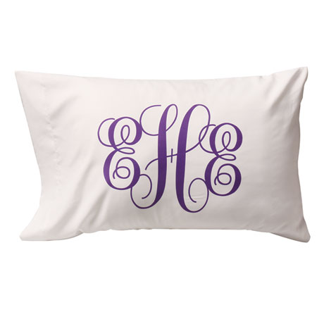 Personalized Monogrammed Pillowcase