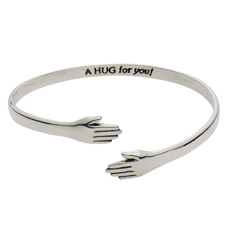 Product image for Hug Bangle Bracelet - Sterling Silver