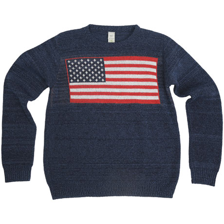Americana Recycled Cotton Crew Sweater