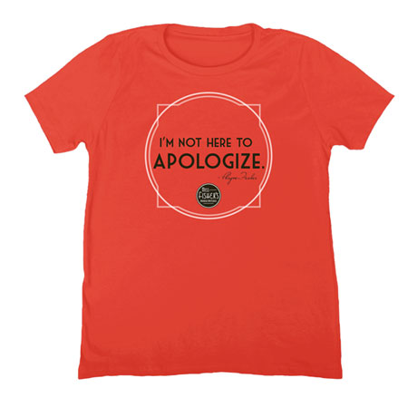Miss Fisher's Mysteries - I'm Not Here to Apologize Ladies T-Shirt