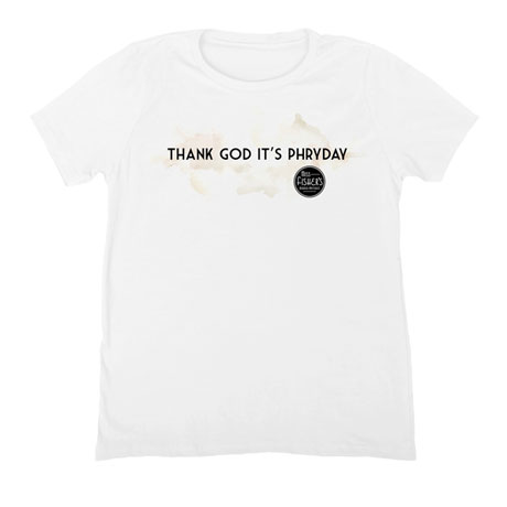 Miss Fisher's Mysteries - Thank God It's Phryday Ladies T-Shirts