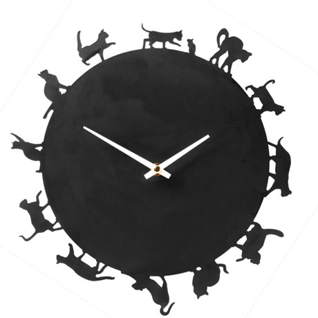 Product image for Cat Silhouettes Clock