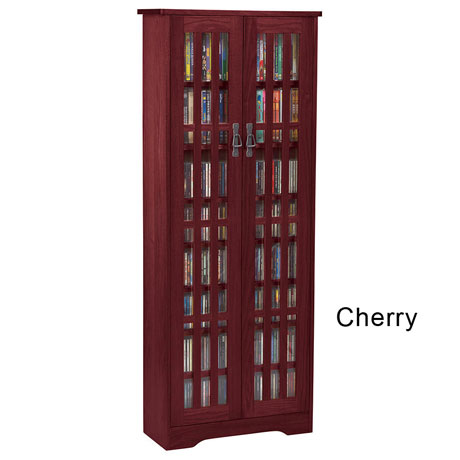 Product image for Mission Style Media Storage Cabinets - 2 Door