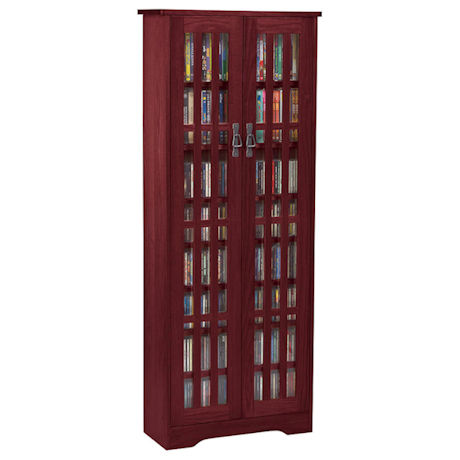 Product image for Mission Style Media Storage Cabinets - 2 Door
