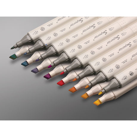Product image for The Ultimate Dual-Tip Artist's Markers Set - 80 Colors