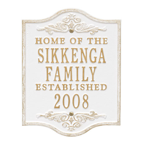 Product image for Personalized Buena Vista Anniversary Plaque