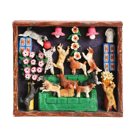 Product image for Handcrafted House of Dogs Retablo Frame