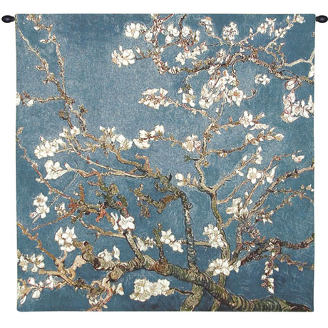 Van Gogh Blossoming Almond Tree Tapestry