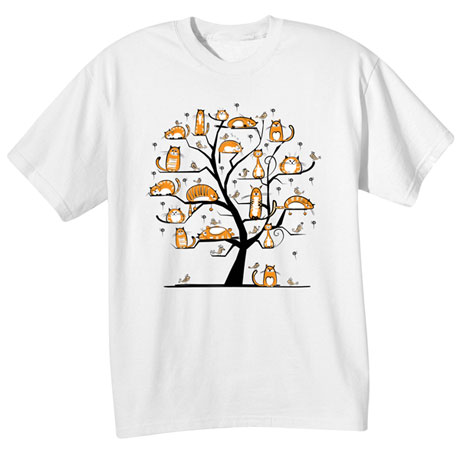 Product image for Cats Family Tree Shirts
