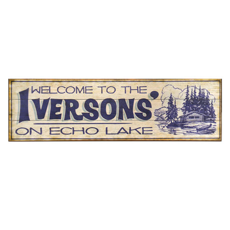 Personalized Welcome Sign