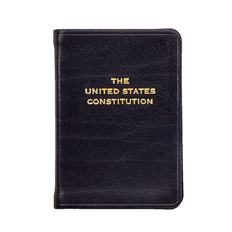 Product image for Leatherbound Pocket-Size US Constitution With Initials