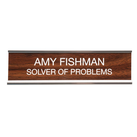 Personalized Desk Sign